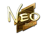 Sticker | NEO (Gold) | Boston 2018