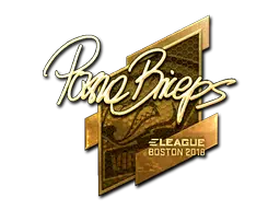 Sticker | pashaBiceps (Gold) | Boston 2018 Sticker | pashaBiceps (Gold) | Boston 2018