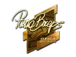 Sticker | pashaBiceps (Gold) | Boston 2018