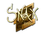 Sticker | Snax (Gold) | Boston 2018
