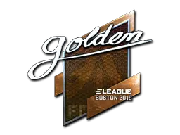 Sticker | Golden (Foil) | Boston 2018 Sticker | Golden (Foil) | Boston 2018