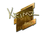 Sticker | KRIMZ (Gold) | Boston 2018