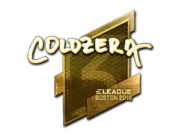 Sticker | coldzera (Gold) | Boston 2018 Sticker | coldzera (Gold) | Boston 2018