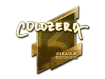 Sticker | coldzera (Gold) | Boston 2018