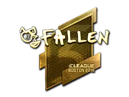Sticker | FalleN (Gold) | Boston 2018 Sticker | FalleN (Gold) | Boston 2018