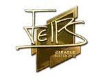 Sticker | felps (Gold) | Boston 2018