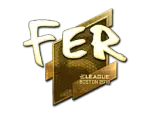 Sticker | fer (Gold) | Boston 2018