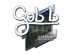 Sticker | gob b (Foil) | Boston 2018 Sticker | gob b (Foil) | Boston 2018
