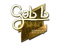 Sticker | gob b (Gold) | Boston 2018 Sticker | gob b (Gold) | Boston 2018