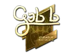Sticker | gob b (Gold) | Boston 2018