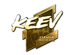 Sticker | keev (Gold) | Boston 2018 Sticker | keev (Gold) | Boston 2018