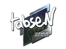 Sticker | tabseN (Foil) | Boston 2018 Sticker | tabseN (Foil) | Boston 2018