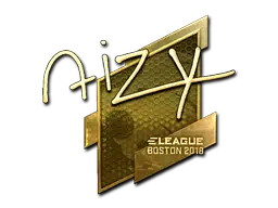 Sticker | aizy (Gold) | Boston 2018 Sticker | aizy (Gold) | Boston 2018