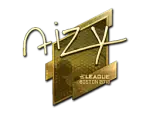 Sticker | aizy (Gold) | Boston 2018