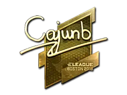Sticker | cajunb (Gold) | Boston 2018