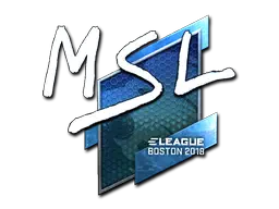 Sticker | MSL (Foil) | Boston 2018 Sticker | MSL (Foil) | Boston 2018