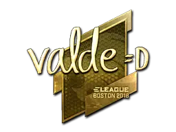 Sticker | v4lde (Gold) | Boston 2018 Sticker | v4lde (Gold) | Boston 2018