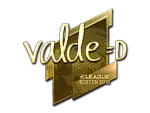 Sticker | v4lde (Gold) | Boston 2018