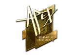 Sticker | apEX (Gold) | Boston 2018