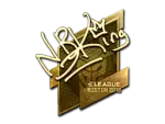 Sticker | NBK- (Gold) | Boston 2018