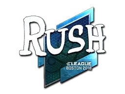 Sticker | RUSH (Foil) | Boston 2018