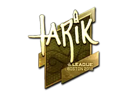 Sticker | tarik (Gold) | Boston 2018 Sticker | tarik (Gold) | Boston 2018