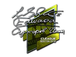 Sticker | Edward (Foil) | Boston 2018 Sticker | Edward (Foil) | Boston 2018