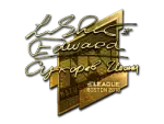 Sticker | Edward (Gold) | Boston 2018