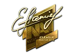 Sticker | flamie (Gold) | Boston 2018 Sticker | flamie (Gold) | Boston 2018