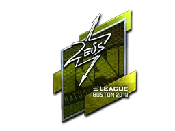 Sticker | Zeus (Foil) | Boston 2018