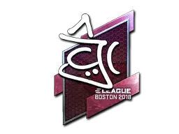 Sticker | chrisJ (Foil) | Boston 2018 Sticker | chrisJ (Foil) | Boston 2018