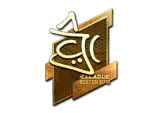 Sticker | chrisJ (Gold) | Boston 2018