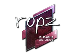 Sticker | ropz (Foil) | Boston 2018