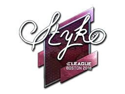 Sticker | STYKO (Foil) | Boston 2018 Sticker | STYKO (Foil) | Boston 2018