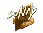 Sticker | suNny (Gold) | Boston 2018
