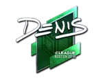 Sticker | denis (Foil) | Boston 2018