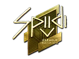 Sticker | Spiidi (Gold) | Boston 2018 Sticker | Spiidi (Gold) | Boston 2018