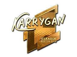 Sticker | karrigan (Gold) | Boston 2018 Sticker | karrigan (Gold) | Boston 2018