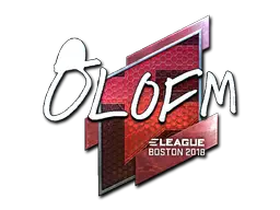 Sticker | olofmeister (Foil) | Boston 2018 Sticker | olofmeister (Foil) | Boston 2018