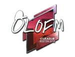 Sticker | olofmeister (Foil) | Boston 2018