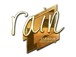 Sticker | rain (Gold) | Boston 2018