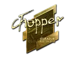 Sticker | chopper (Gold) | Boston 2018