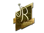 Sticker | jR (Gold) | Boston 2018
