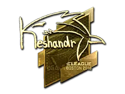 Sticker | keshandr (Gold) | Boston 2018 Sticker | keshandr (Gold) | Boston 2018