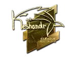 Sticker | keshandr (Gold) | Boston 2018