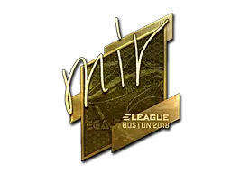 Sticker | mir (Gold) | Boston 2018 Sticker | mir (Gold) | Boston 2018
