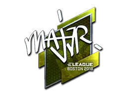Sticker | MAJ3R (Foil) | Boston 2018 Sticker | MAJ3R (Foil) | Boston 2018