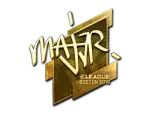 Sticker | MAJ3R (Gold) | Boston 2018