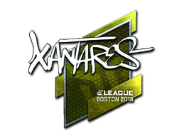 Sticker | XANTARES (Foil) | Boston 2018 Sticker | XANTARES (Foil) | Boston 2018