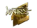 Sticker | XANTARES (Gold) | Boston 2018